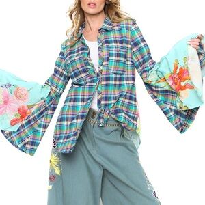 Aratta Bouquet Plaids Shirt (101)